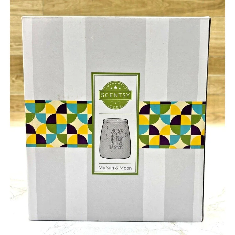 Authentic‎ Scentsy My Sun & Moon Electric Wax Warmer New In Box Porcelain